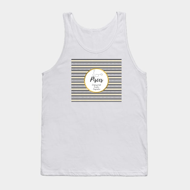 Zodiac Constellation | Pisces Tank Top by Unpossible Tees